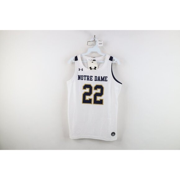 New Under Armour Team Issued Notre Dame University Basketball Jersey Womens S - Picture 1 of 15